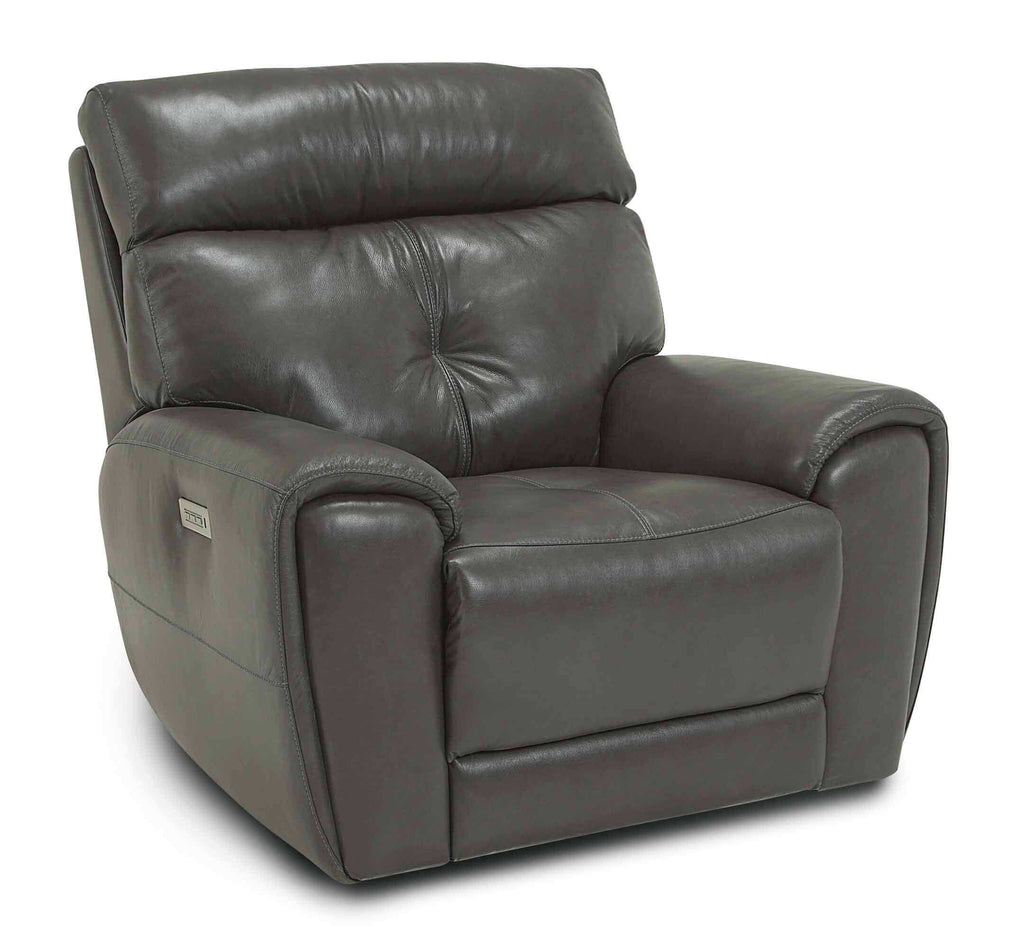 Aedon Leather Wallhugger Power Recliner With Articulating Headrest | Budget Decor | Wellington's Fine Leather Furniture