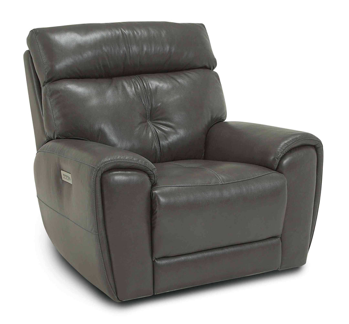 Aedon Leather Wallhugger Power Recliner Budget Decor