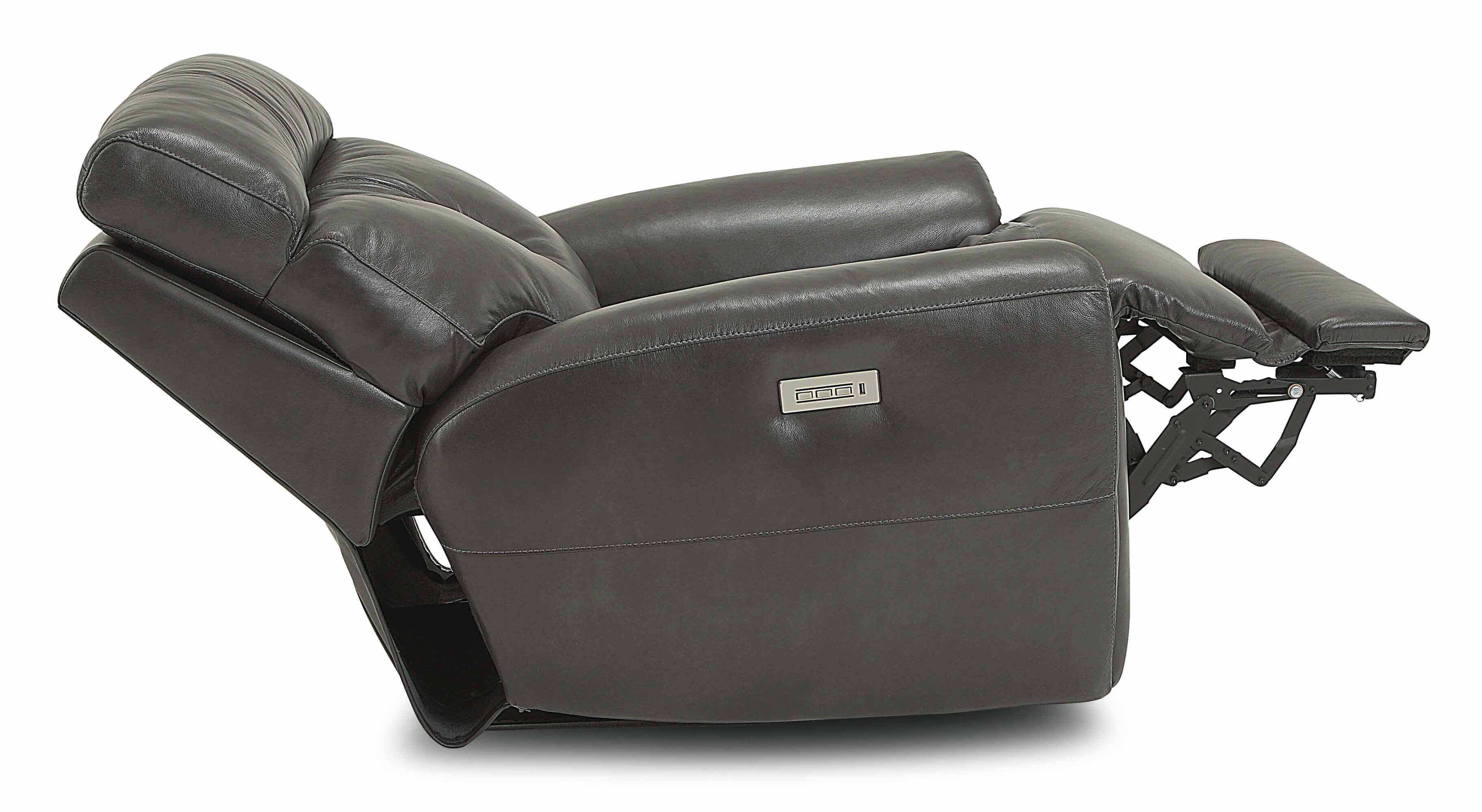 Aedon Leather Wallhugger Power Recliner With Articulating Headrest | Budget Decor | Wellington's Fine Leather Furniture