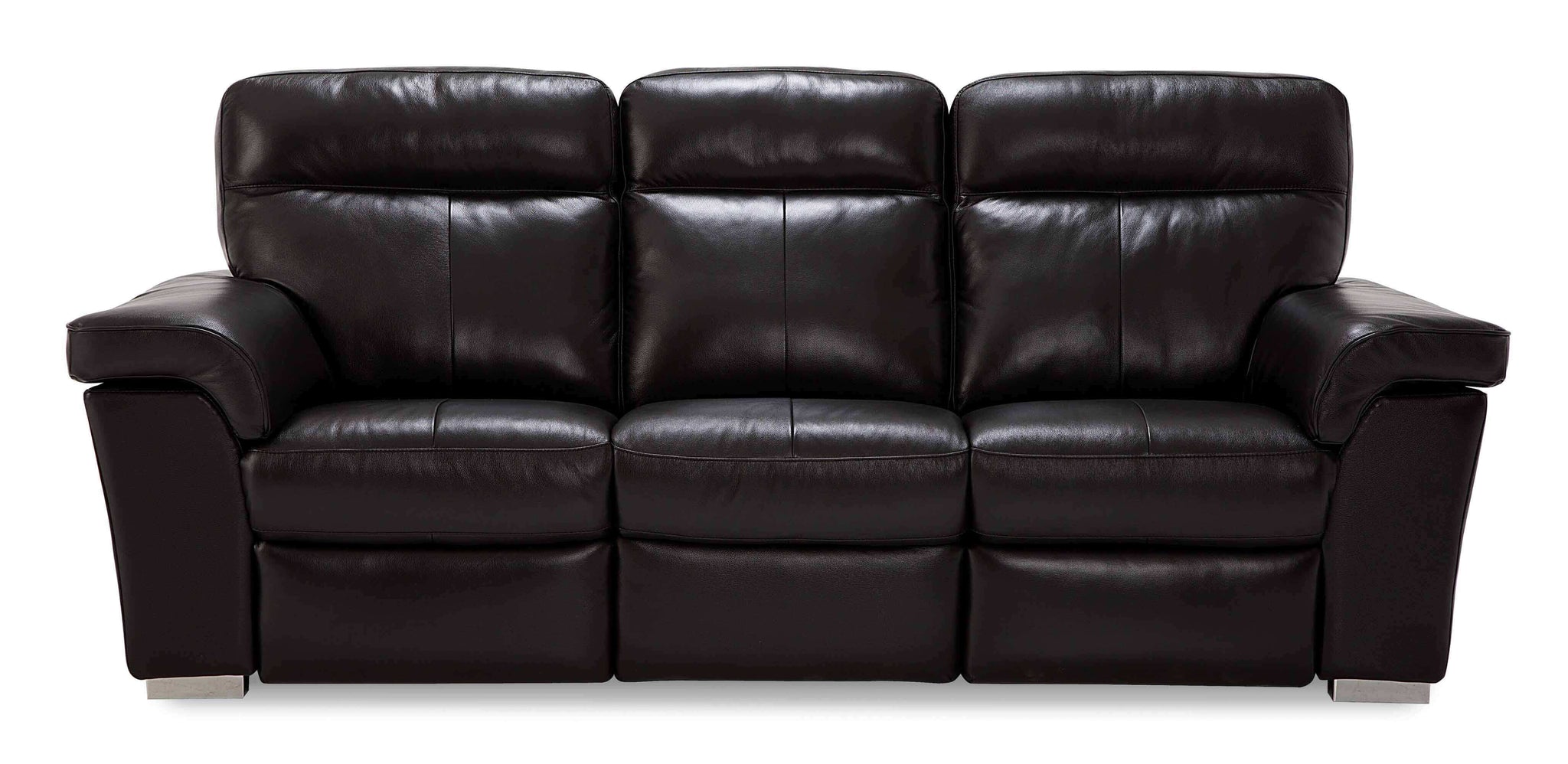 Alaska Leather Power Reclining Sofa With Articulating Headrest | Budget Decor | Wellington's Fine Leather Furniture