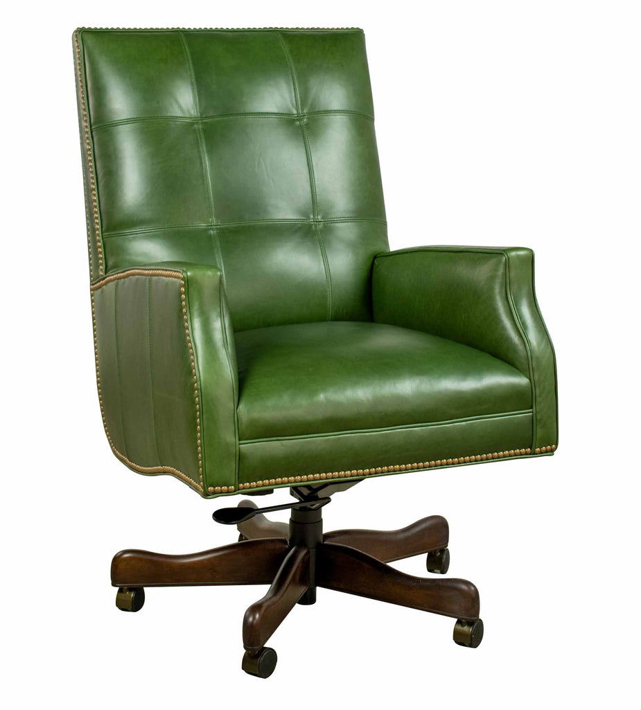 Shoreditch Leather Swivel Tilt Chair | American Luxury | Wellington's Fine Leather Furniture