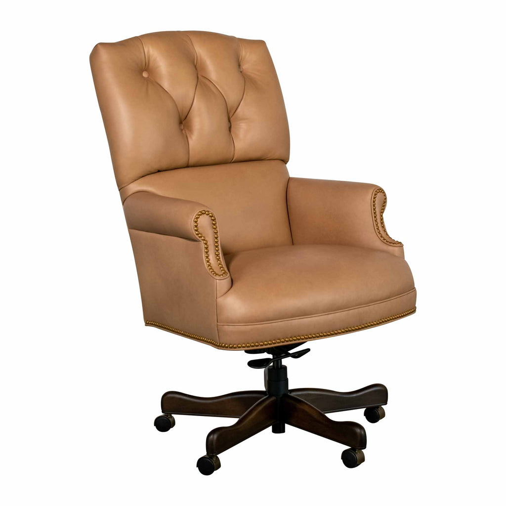 Westbourne Leather Swivel Tilt Executive Chair | American Luxury | Wellington's Fine Leather Furniture