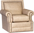 Tinsley Leather Swivel Chair