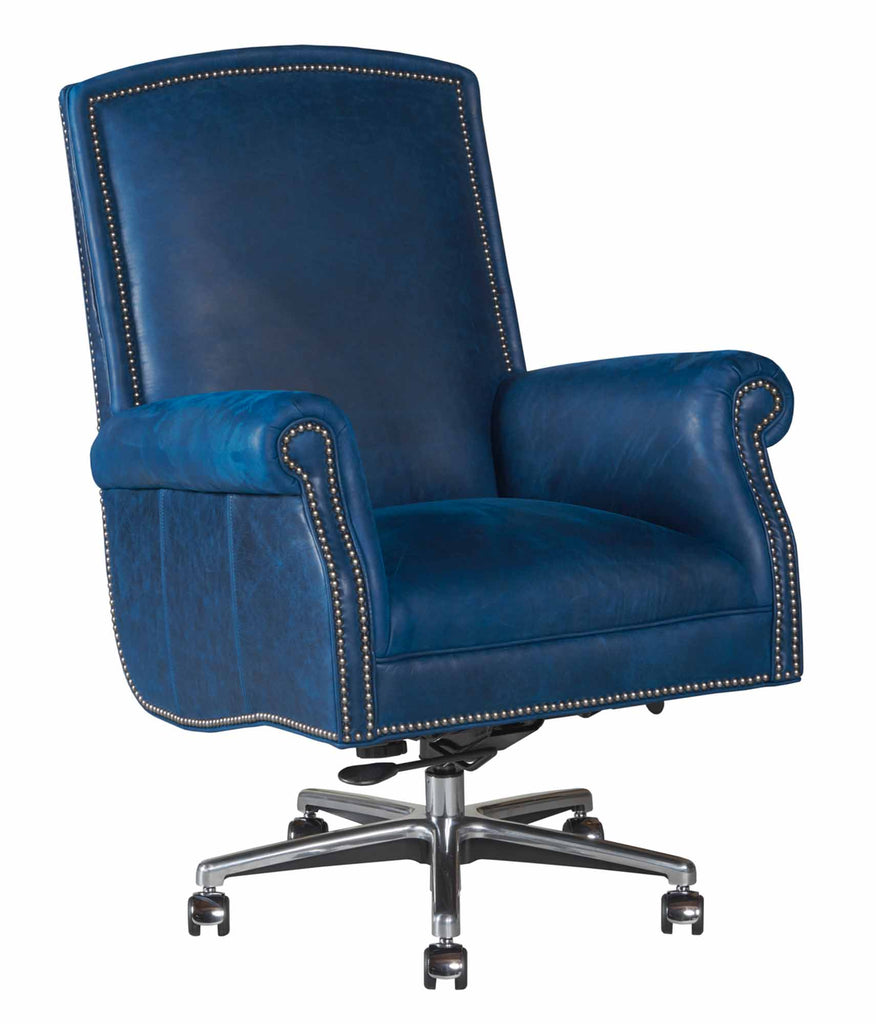 Brick Court Leather Swivel Tilt Chair | American Luxury | Wellington's Fine Leather Furniture