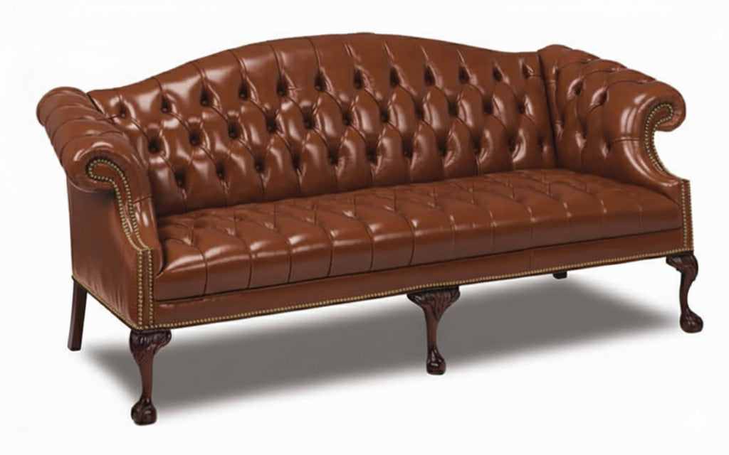 Ball In Claw Leather Sofa