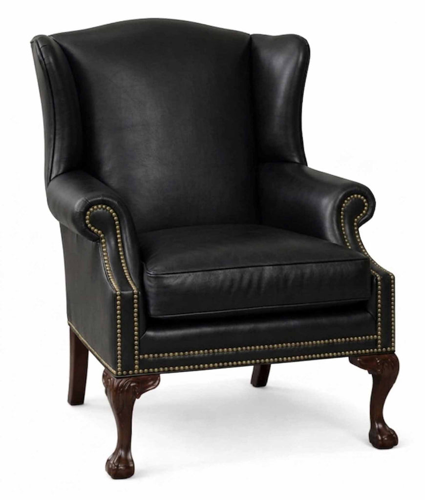 Tight Back Ball In Claw Wing Chair