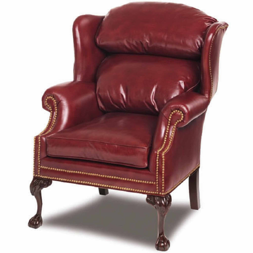 Timberlake Leather Wing Chair