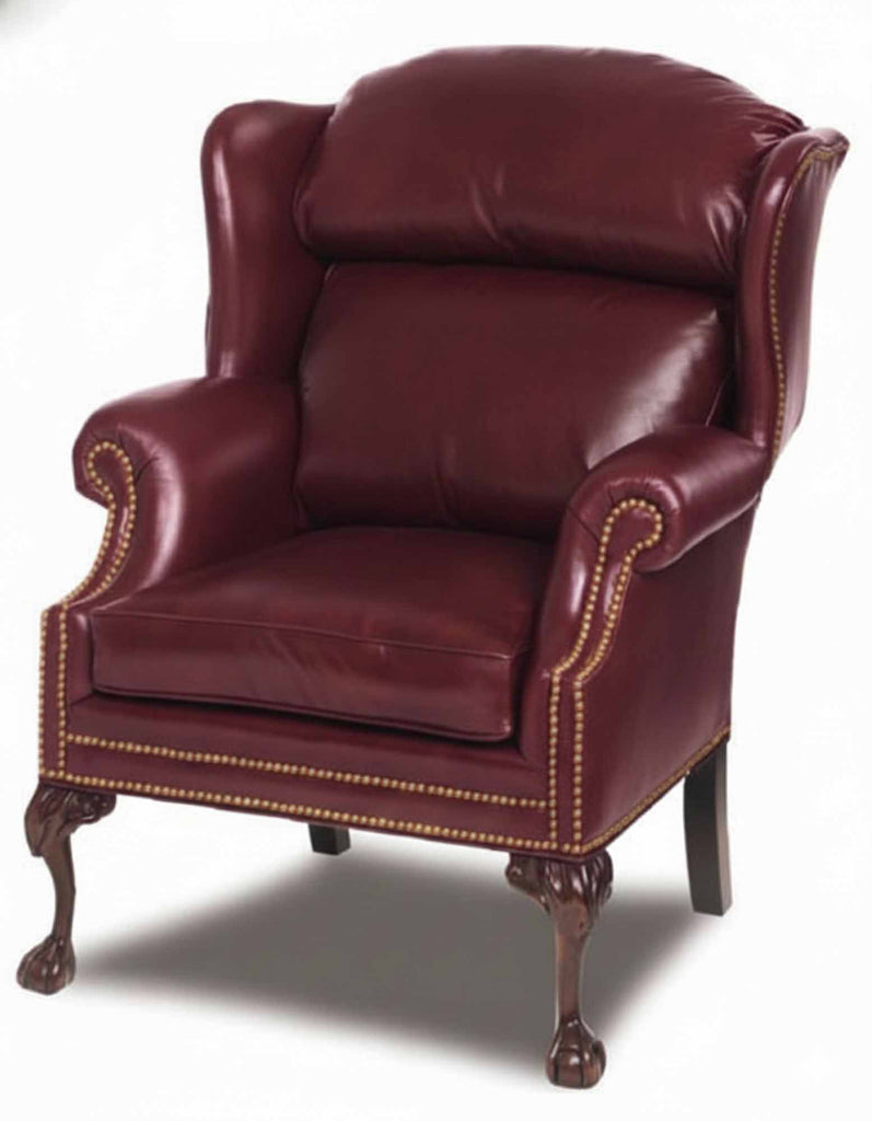 Timberlake Leather Wing Chair