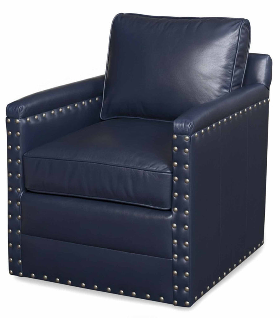 Trilby Leather Swivel Chair
