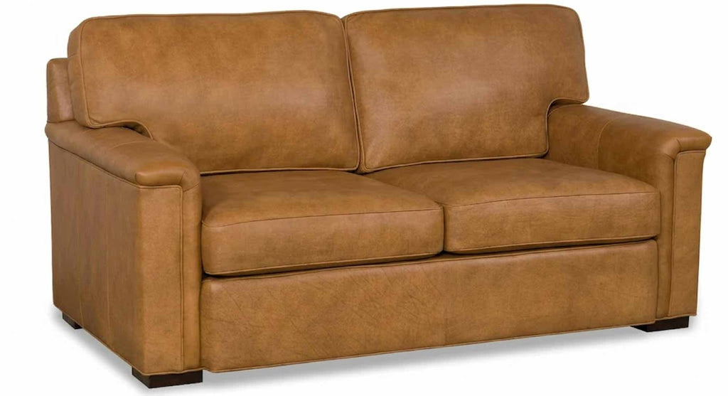 Craig Leather Loveseat