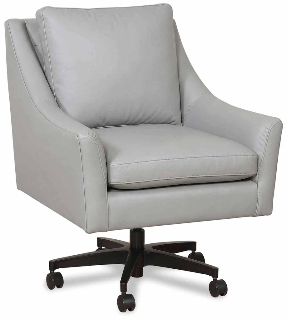 Sadie Leather Swivel Office Chair