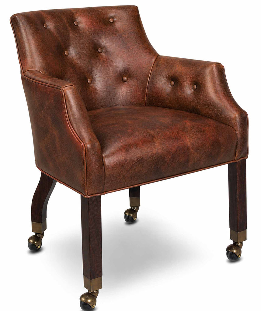 Firefox Leather Game Chair With Casters