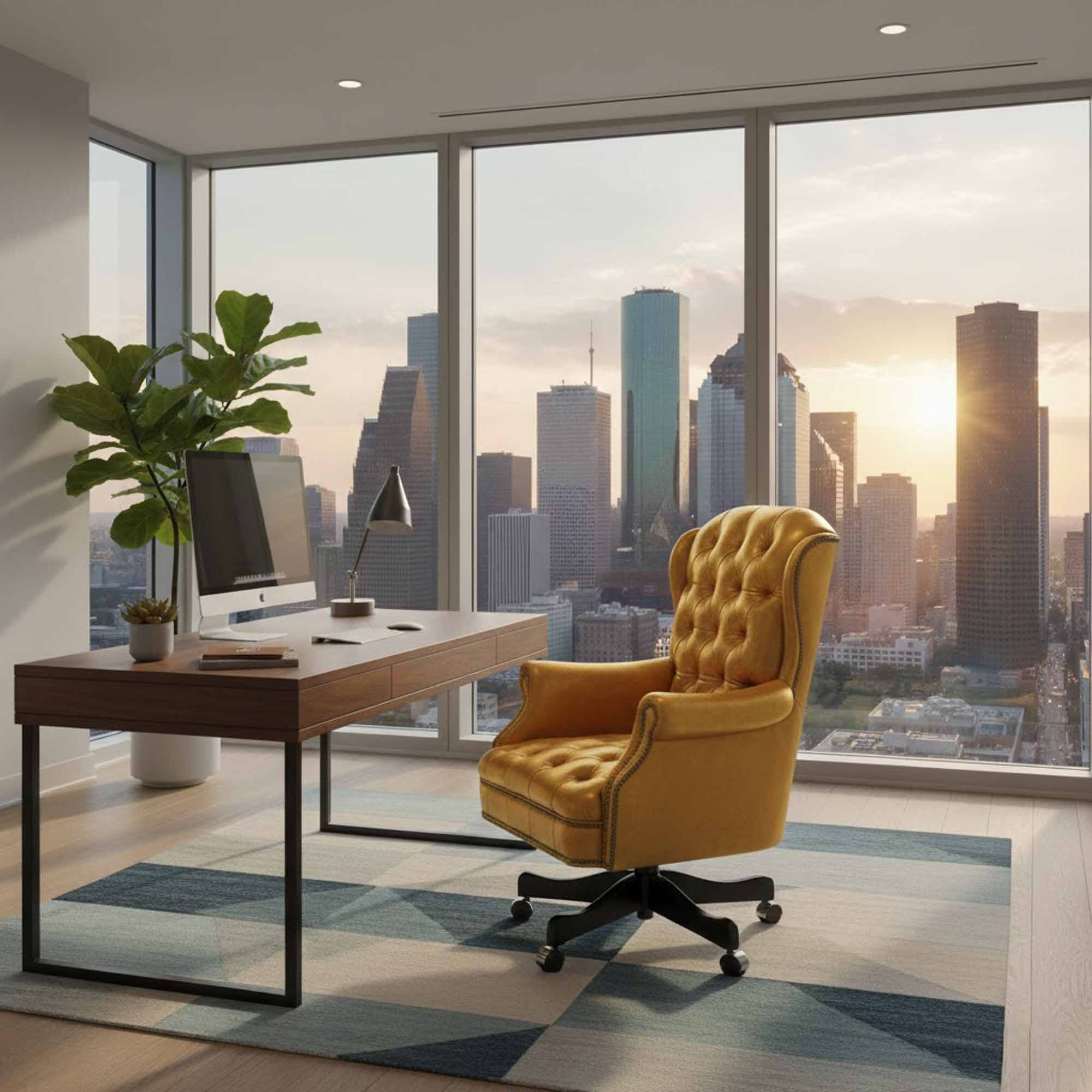 Sagebrush Leather Swivel Tilt Chair