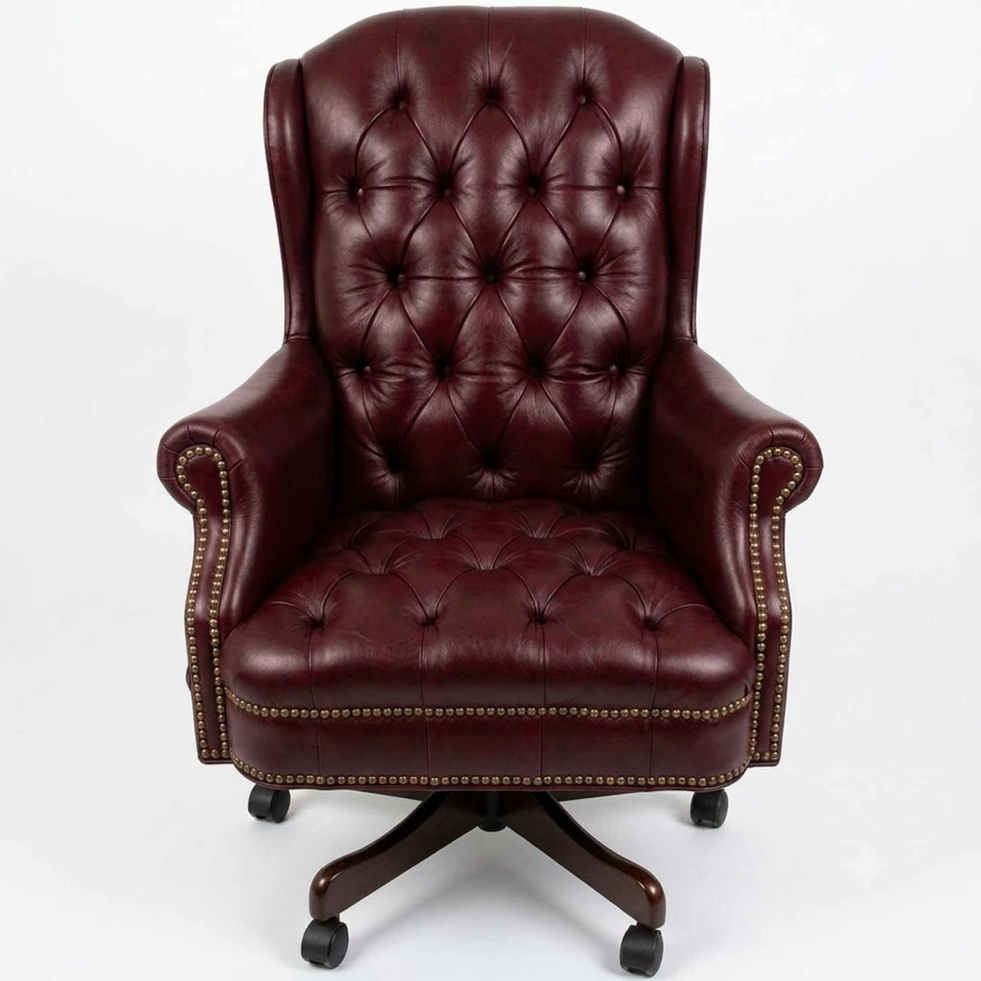 Sagebrush Leather Swivel Tilt Chair