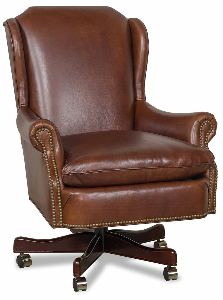 Salem Leather Swivel Tilt Chair
