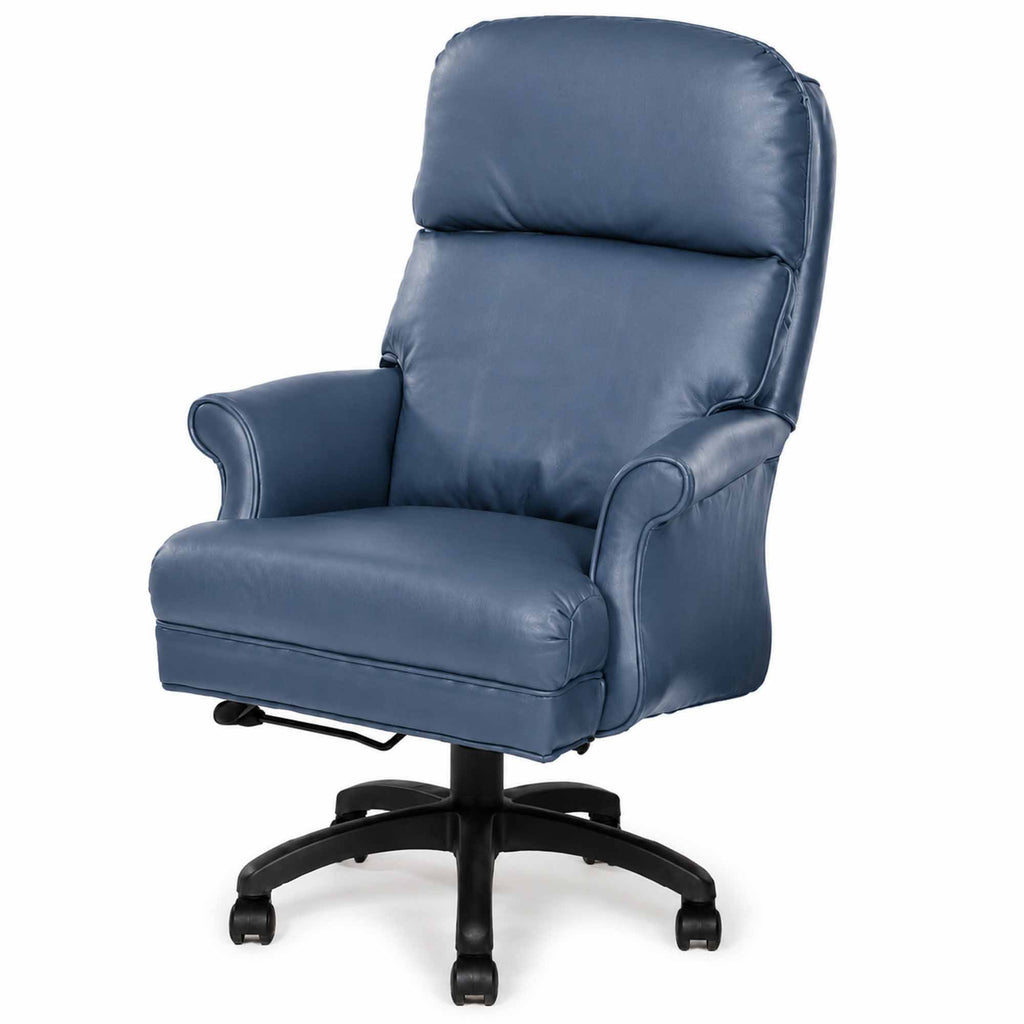 Heirloom Leather Swivel Tilt Chair