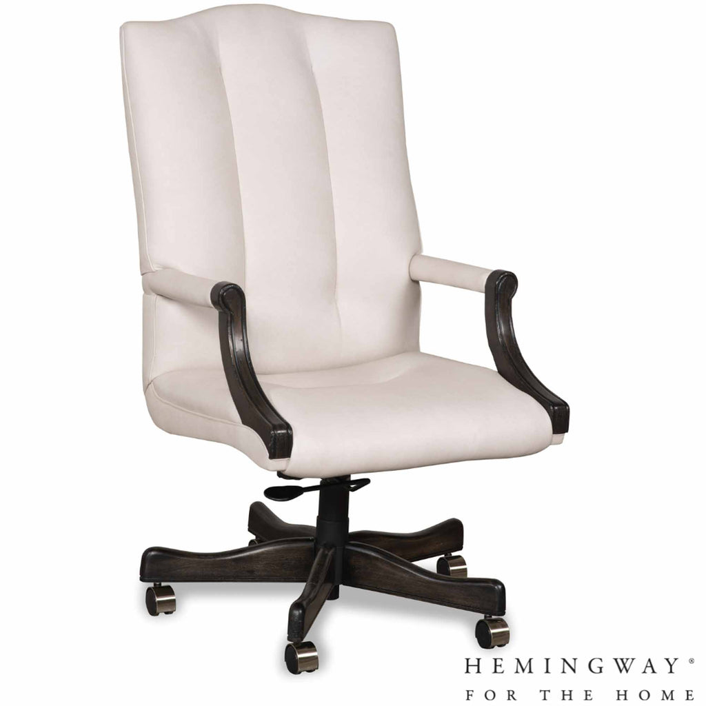 Blake Leather Swivel Tilt Chair