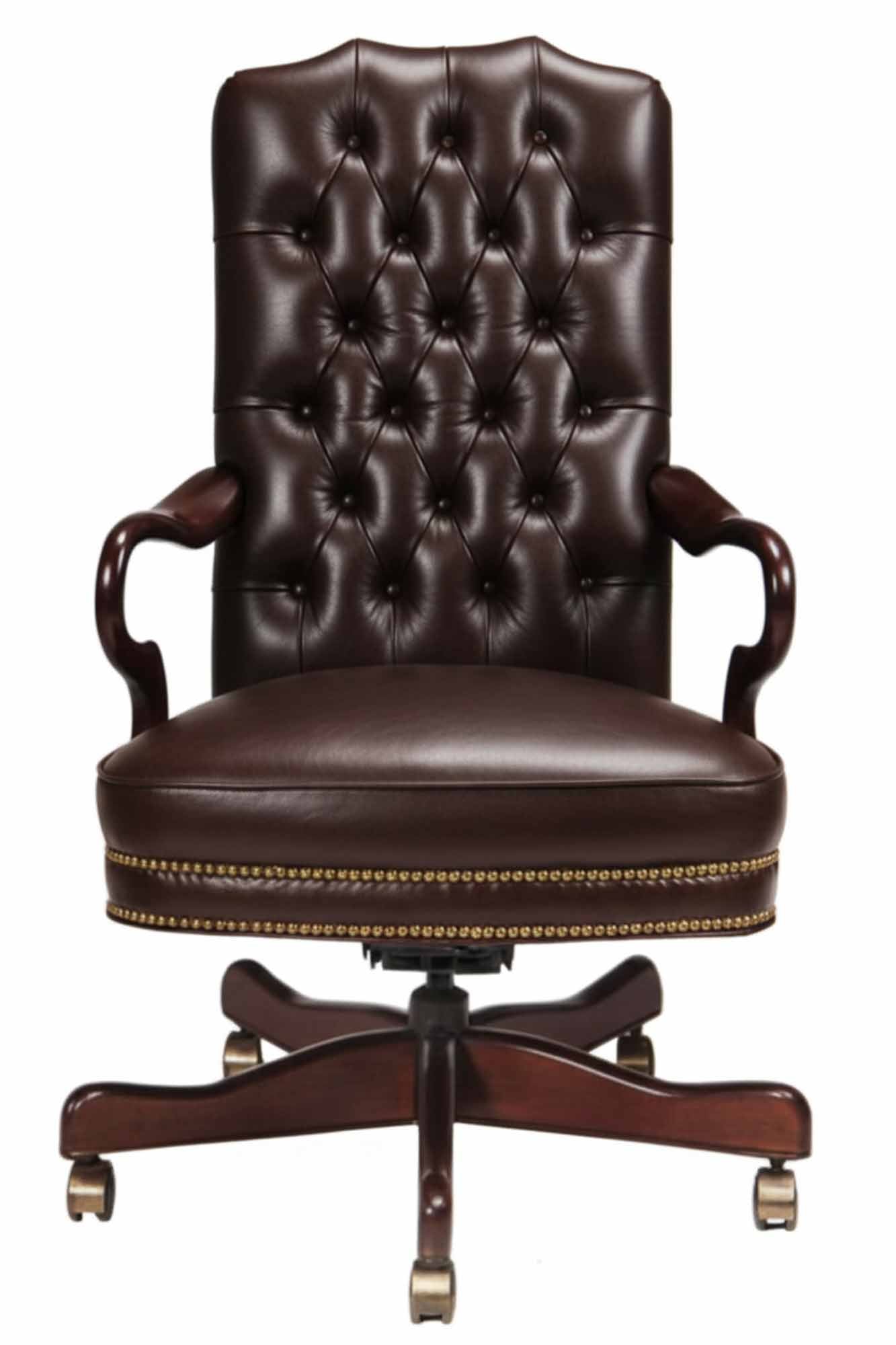 Stallings Leather Swivel Tilt Chair
