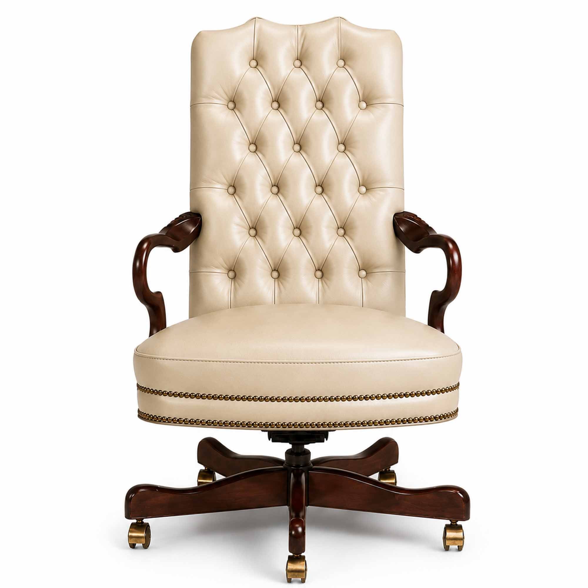 Stallings Leather Swivel Tilt Chair