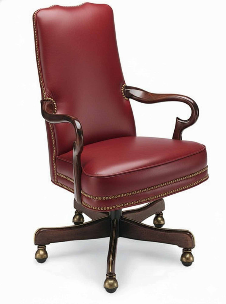 Swift Leather Swivel Tilt Chair