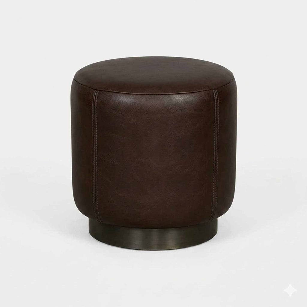 Bolen Leather Stool