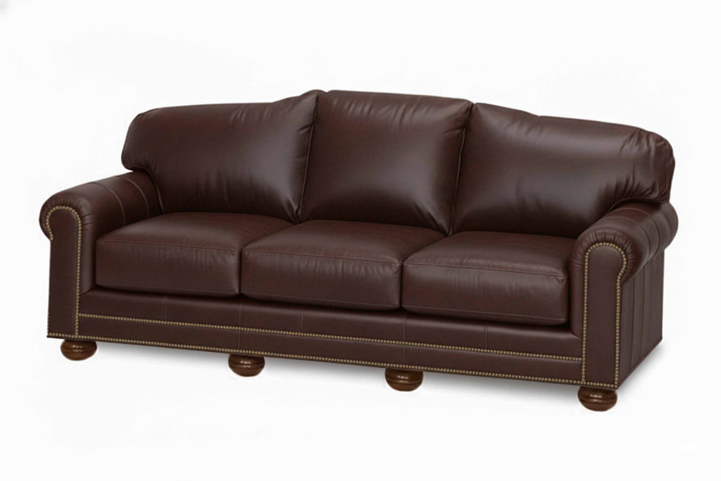 Hadlock Leather Sleeper Sofa