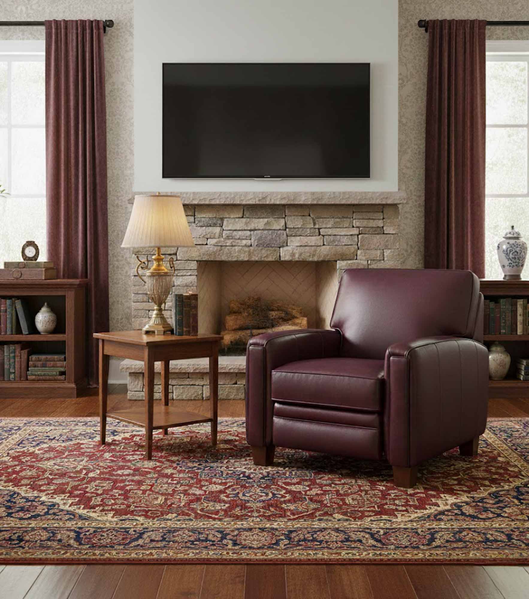 Vanderpump Leather Recliner