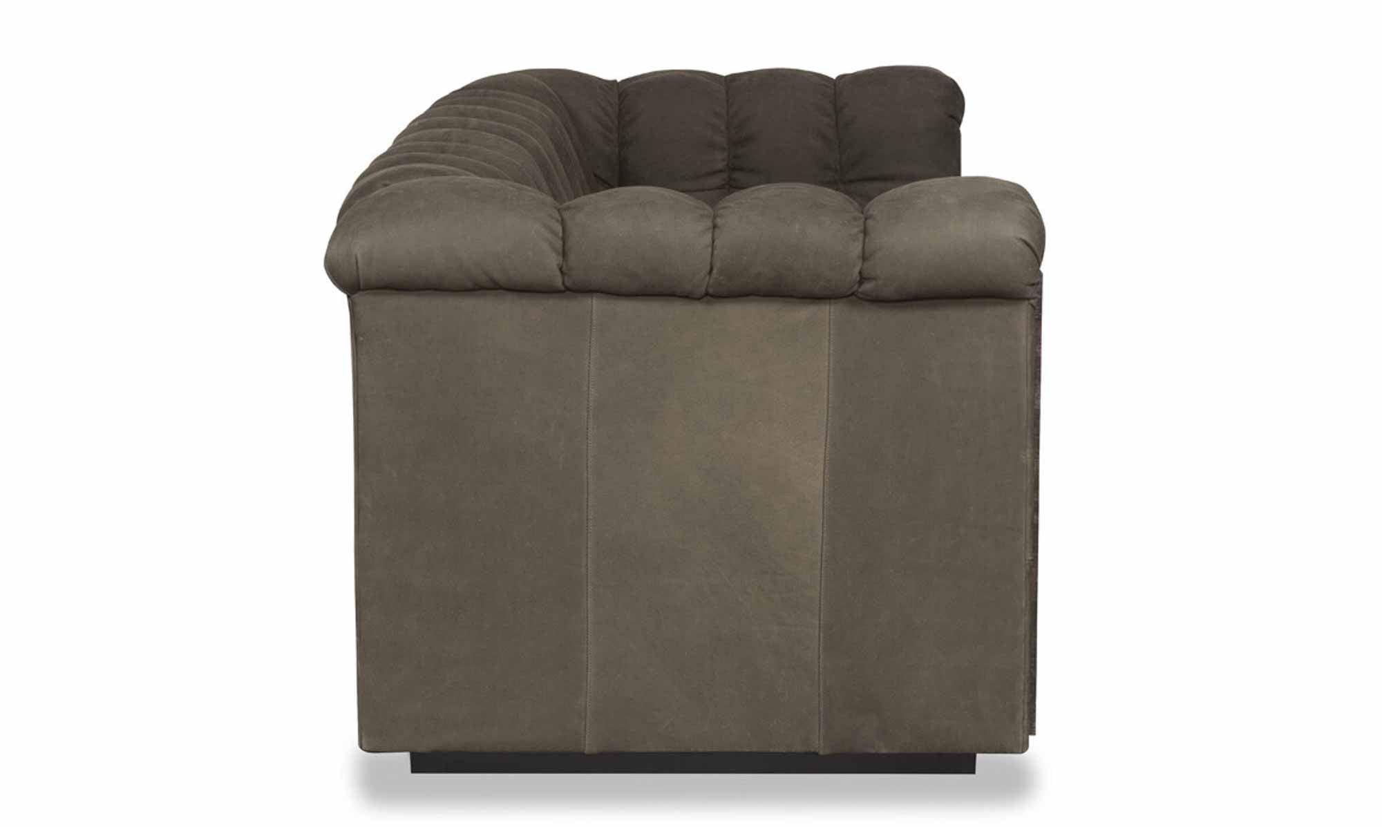 Adele Leather Sofa American Heirloom