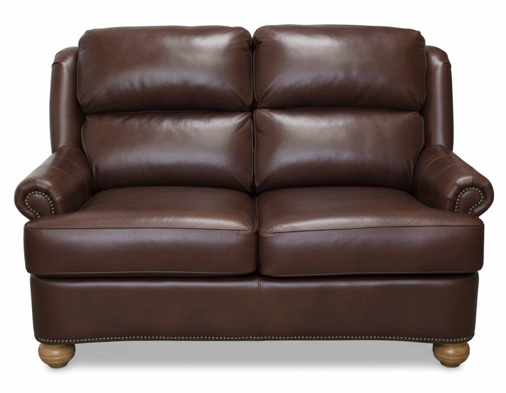 Justin Leather Loveseat