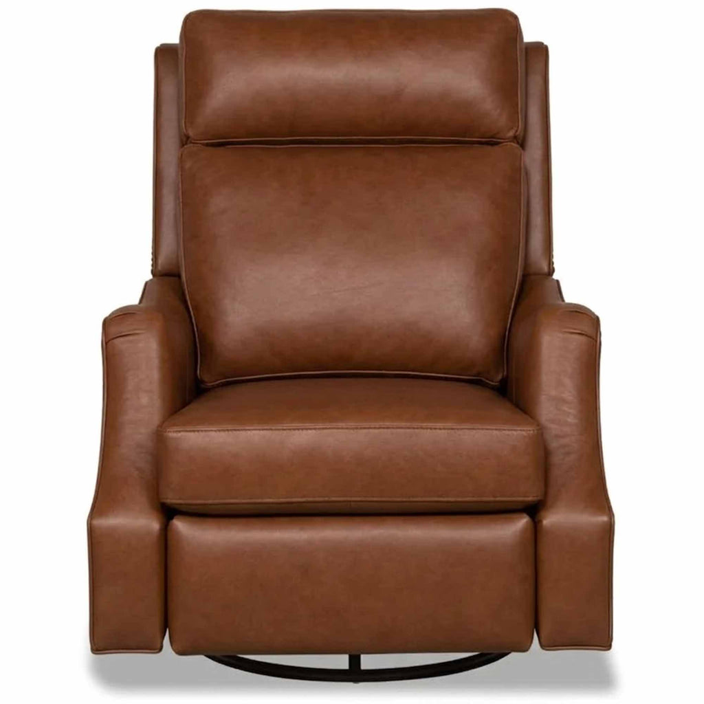 Abigail Leather Swivel Recliner