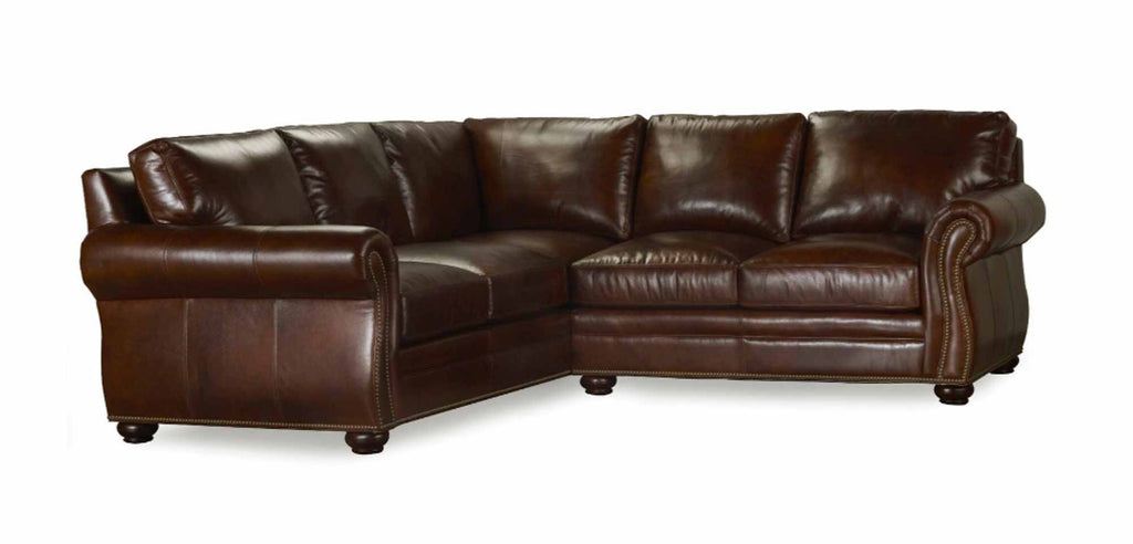 Sterling Leather Sectional