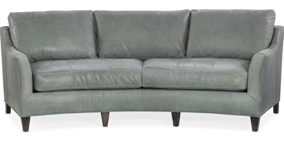 Marleigh Leather Conversation Sofa