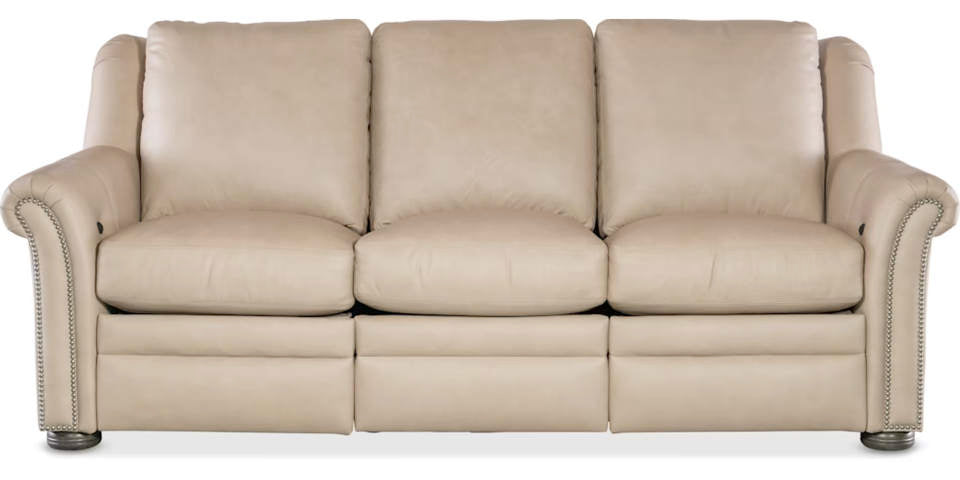 Burke Leather Power Reclining Sofa