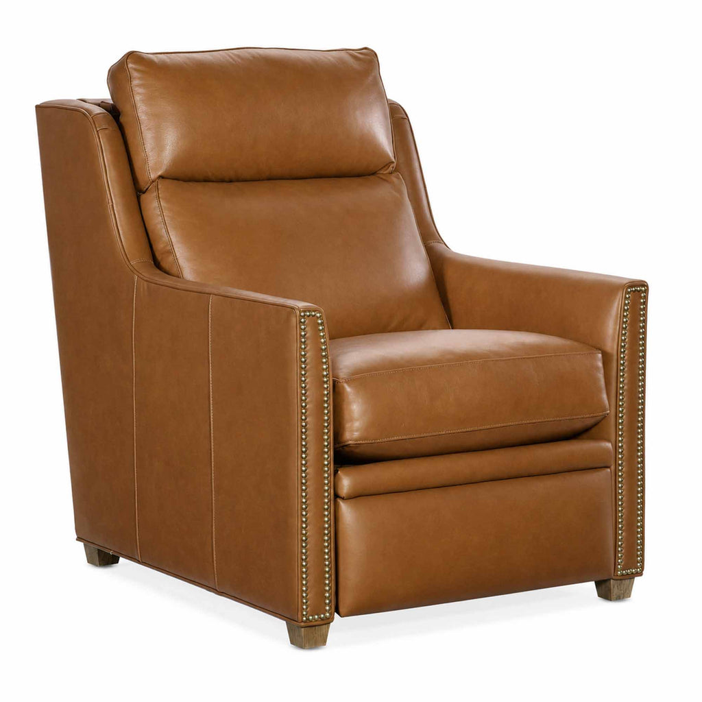 Wallen Leather Power Recliner With Articulating Headrest