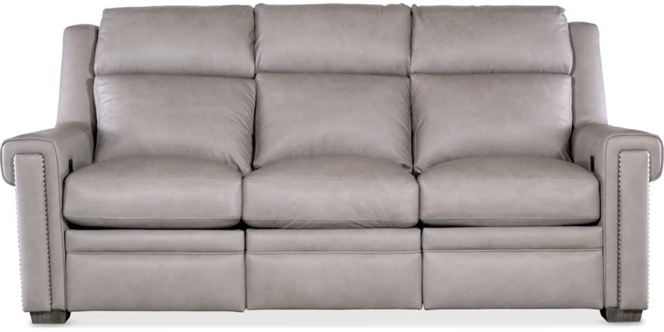 Huntsman Leather Power Reclining Sofa With Articulating Headrest