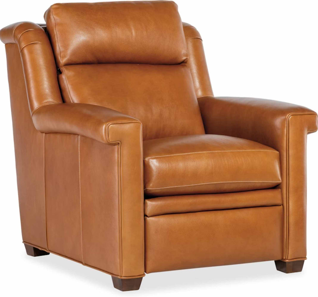 Oatis Leather Power Recliner With Articulating Headrest