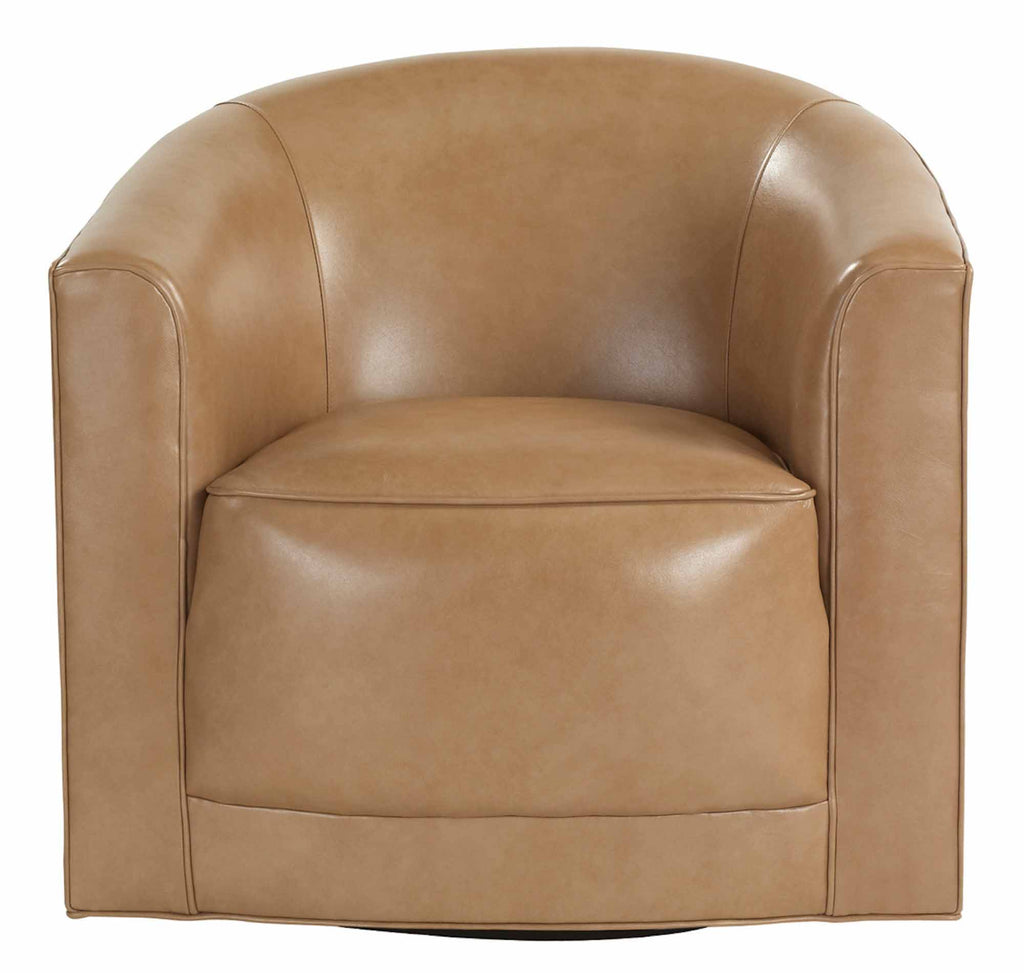 Sarah Leather Swivel Chair - Wellington's Fine Leather Furniture