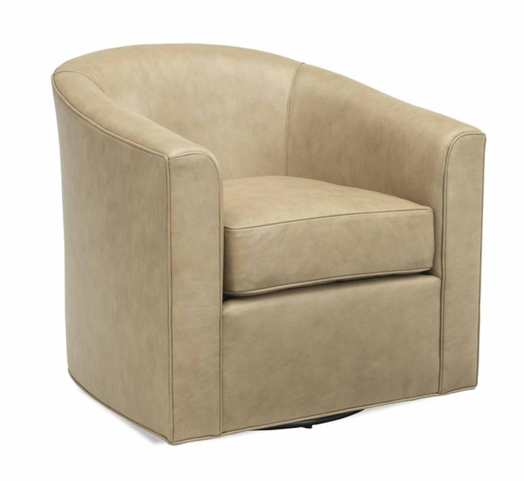 Coleen Leather Swivel Chair