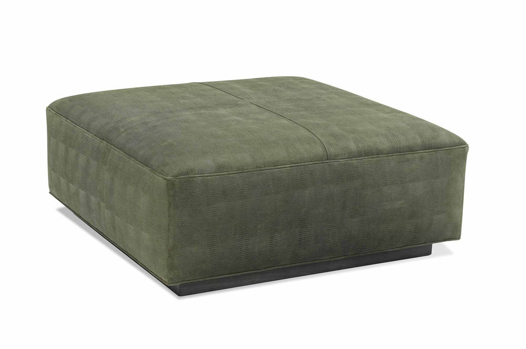 Benny Leather Ottoman