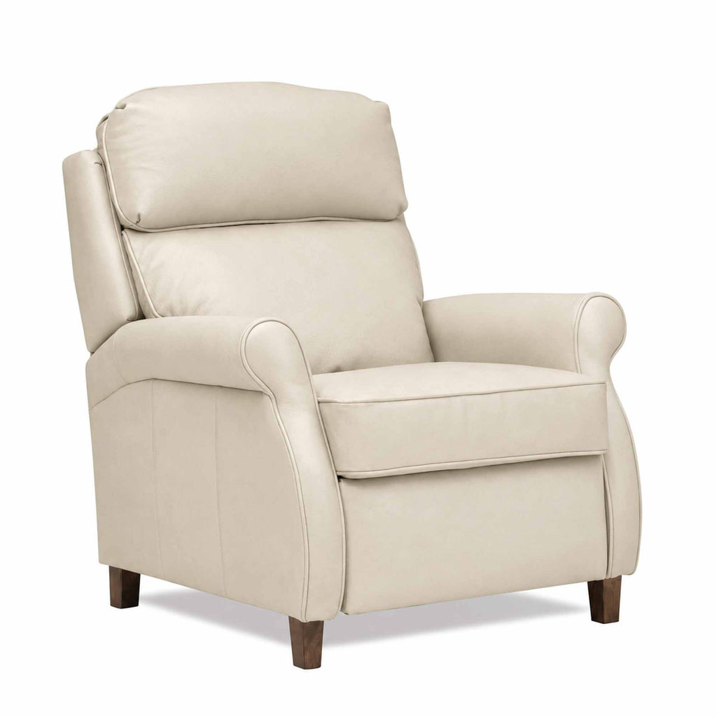 Tucker Leather Recliner With Pop-Up Headrest