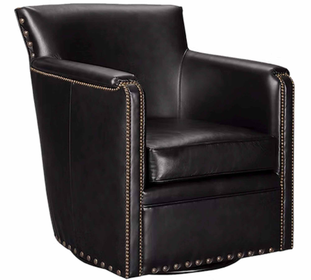 Tavern Leather Swivel Chair