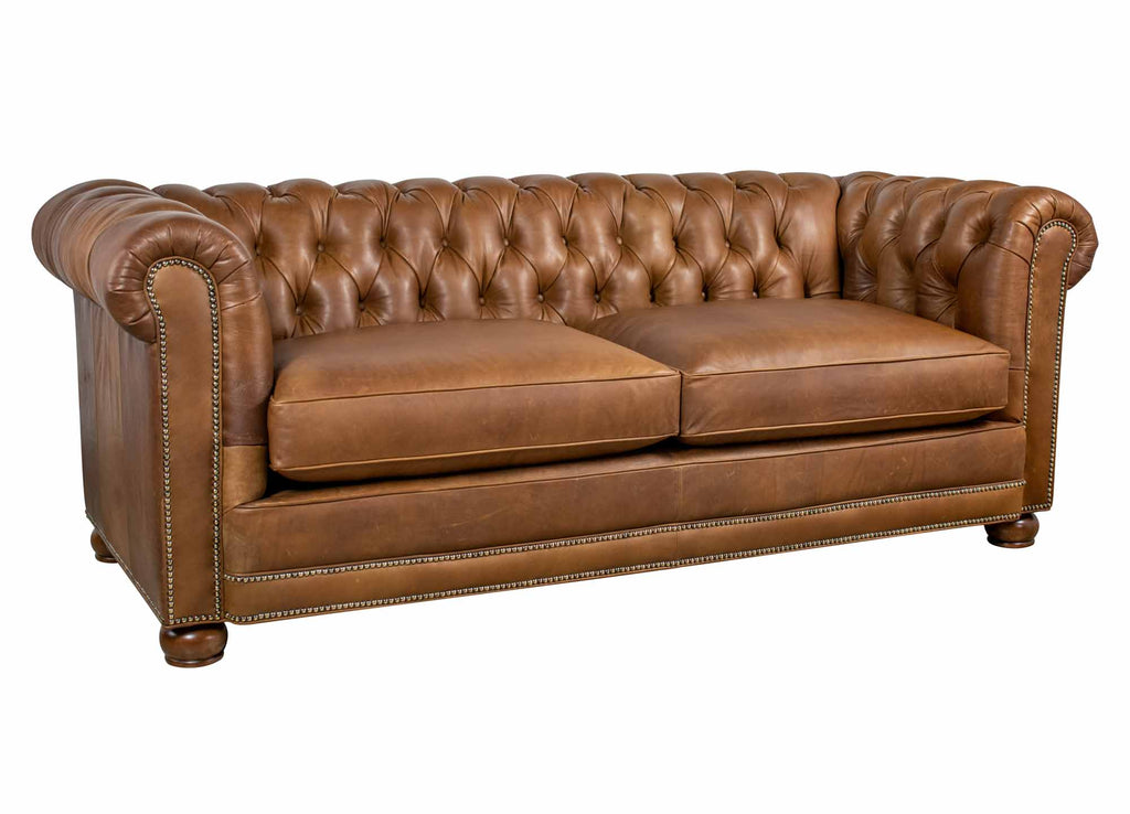 Stanhope Leather Loveseat