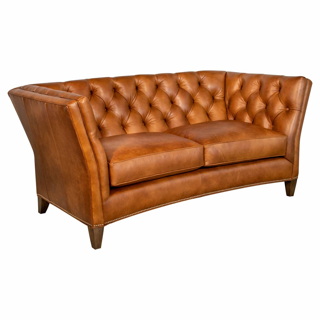 Poppins Leather Loveseat