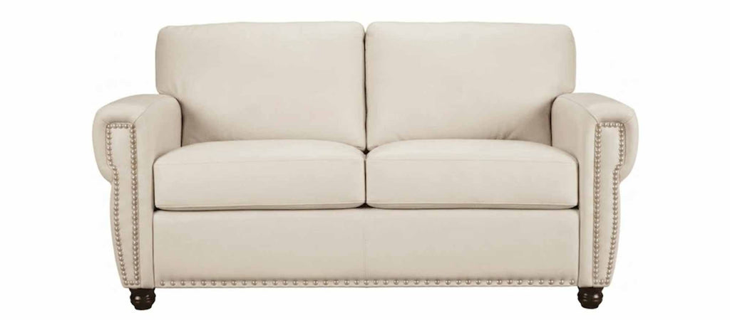 Alden Leather Loveseat