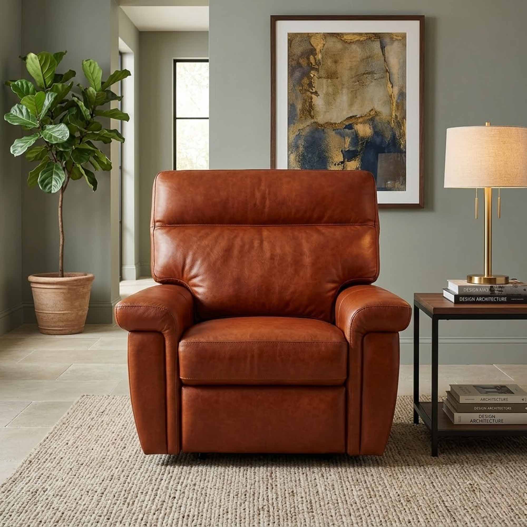 Jett Leather Zero Gravity Power Recliner With Articulating Headrest