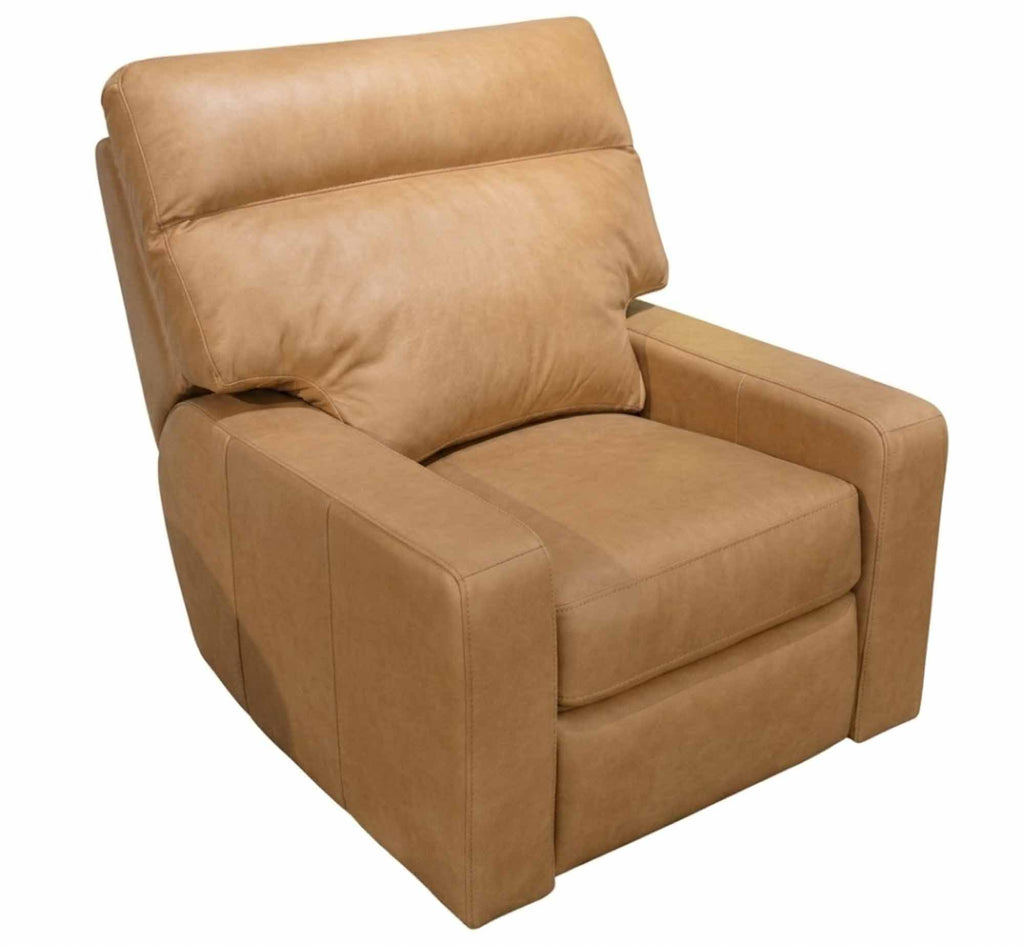 Lennox Leather Swivel Glider Recliner