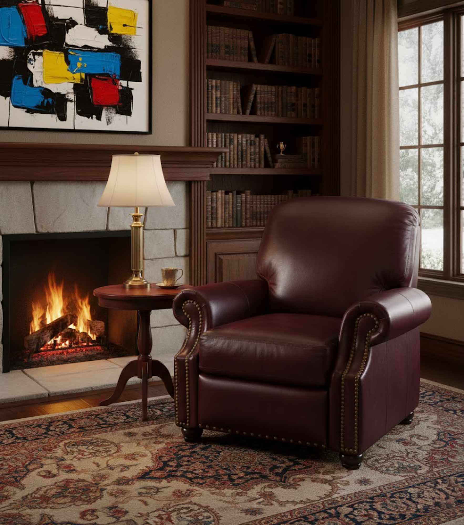 Rockland Leather Recliner