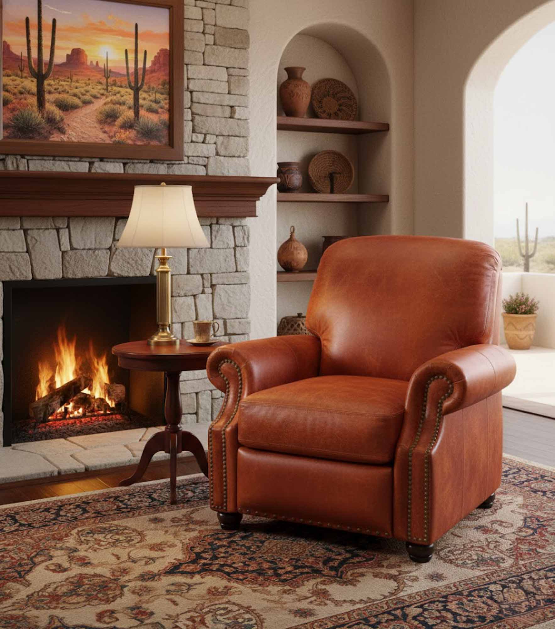 Rockland Leather Recliner