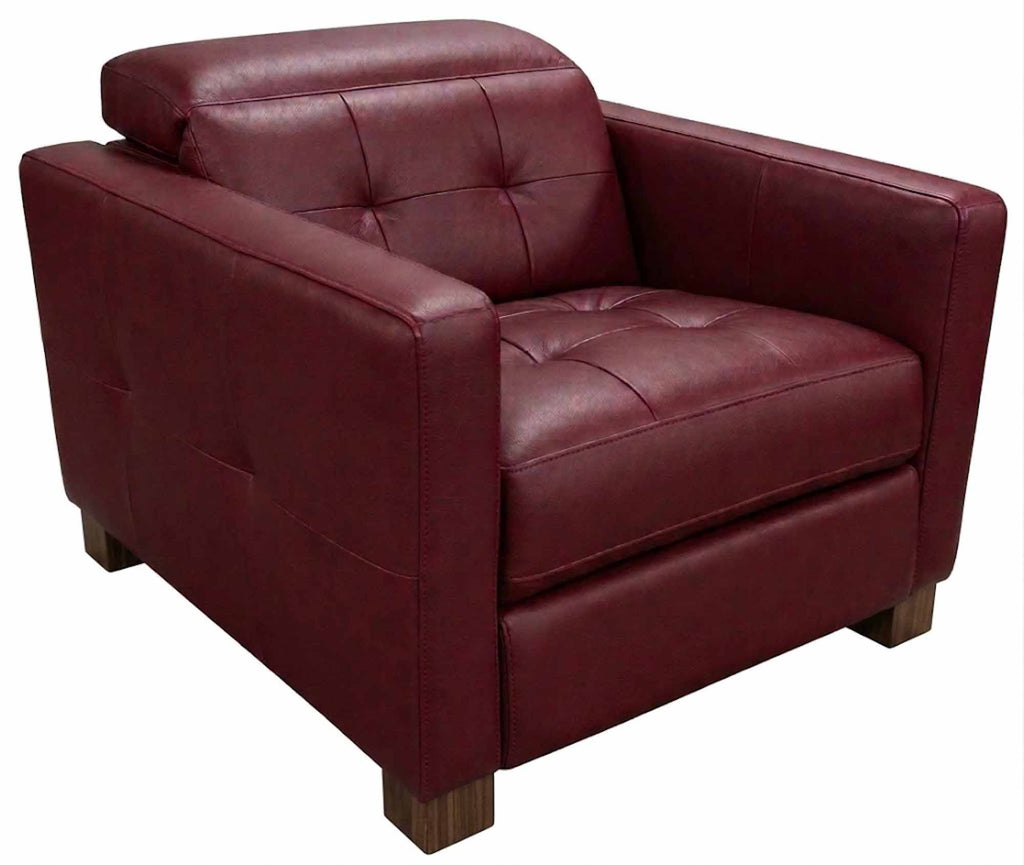 Sardinia Leather Power Recliner with Articulating Headrest