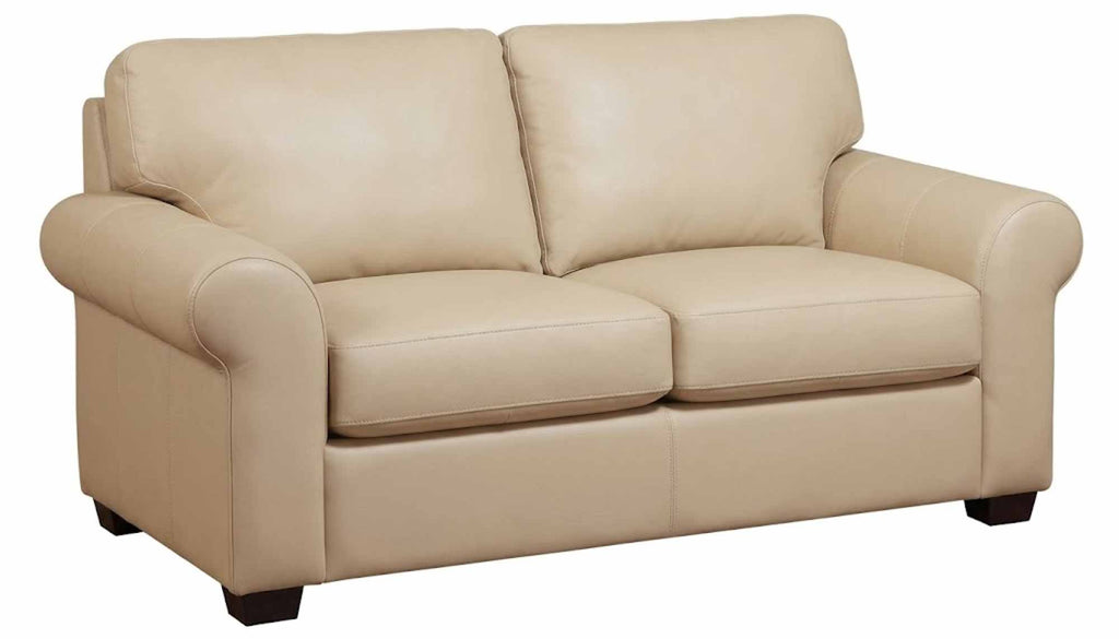 West Point Leather Loveseat